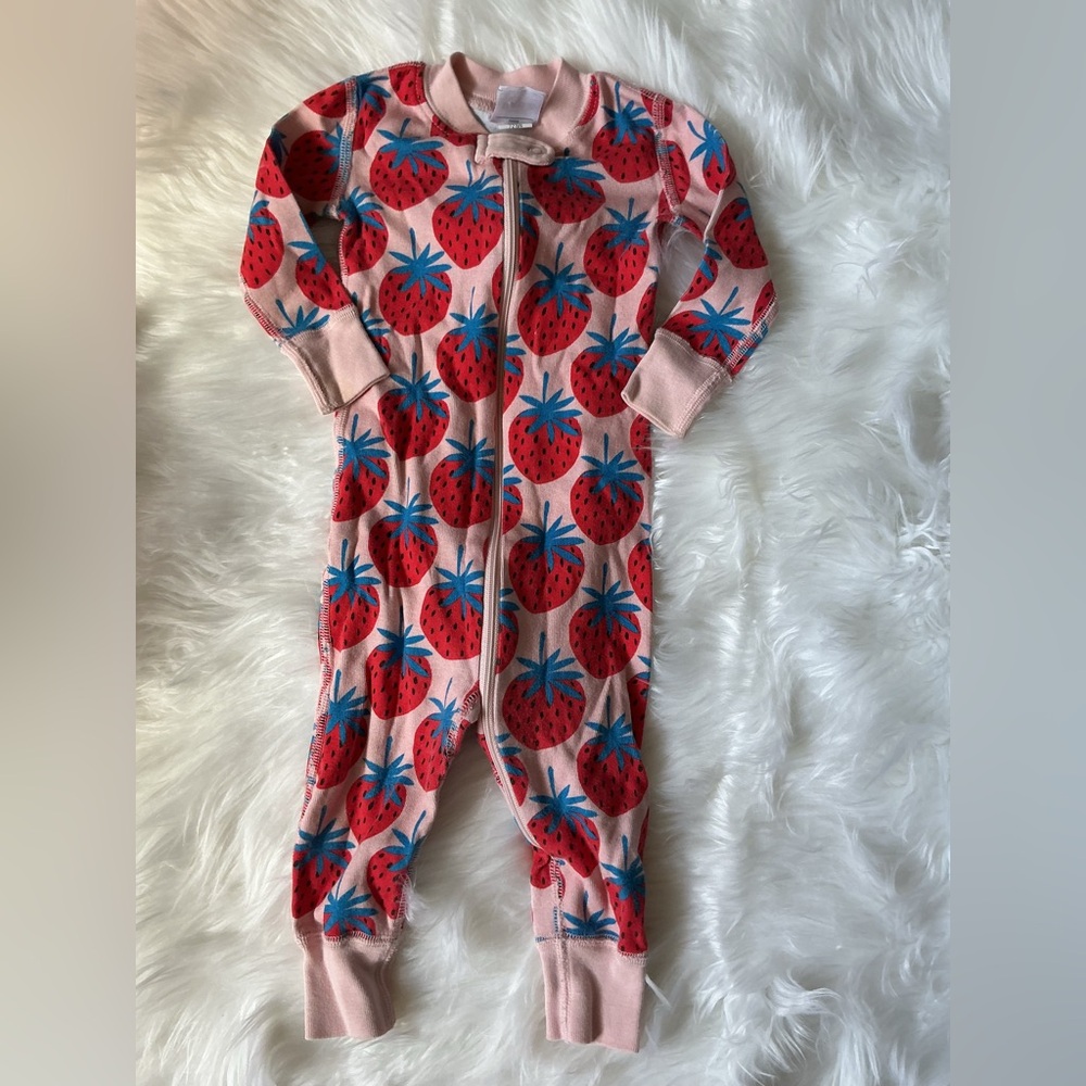 Hanna Andersson Strawberry Romper